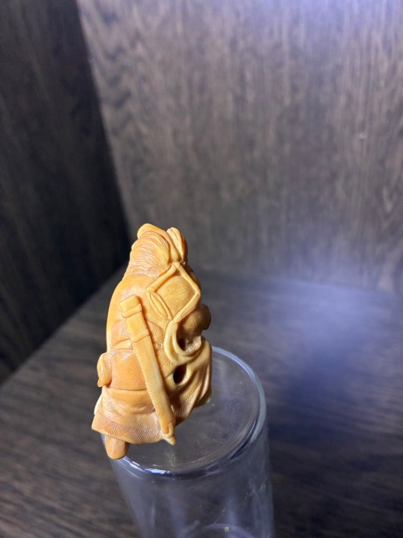 根付 鍾馗と鬼