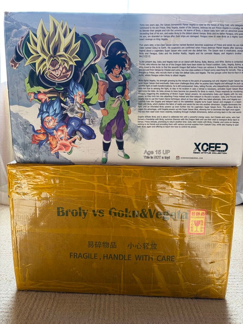 ドラゴンボールZ 孫悟空　ベジータ　ブロリー　ガレージキット