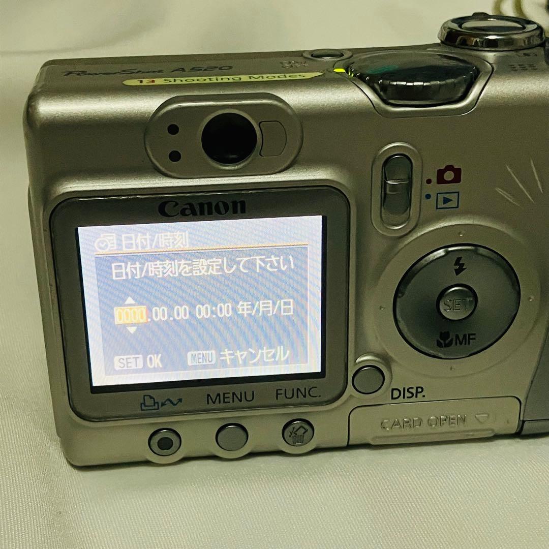 Canon PowerShot A520 キャノン デジタルカメラ 電池稼働