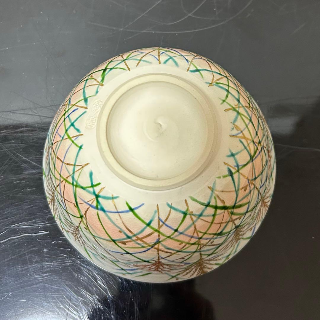 菊渓窯　色絵薄茶碗　茶道具懐石茶箱鵬雲斎坐忘斎淡々斎即中斎水屋道具棗水指茶杓香合