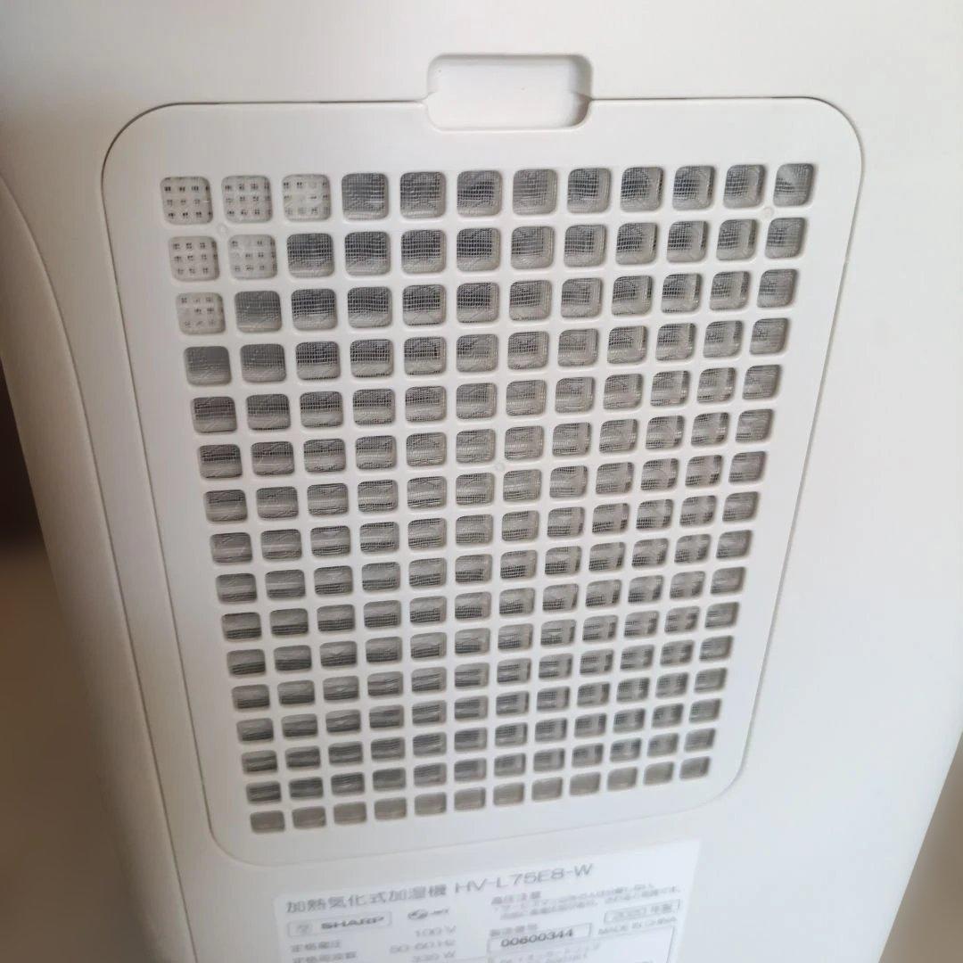 SHARP HV-L75E8-W 加熱気化式加湿器　22年製ハイブリッド式加湿器