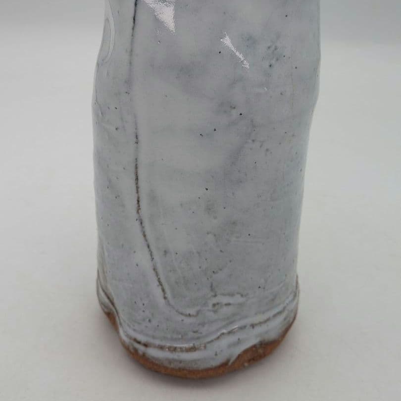 吉田仙萩 萩焼 花入 共箱 花器 フラワーベース 花瓶 花生 茶道具 華道具