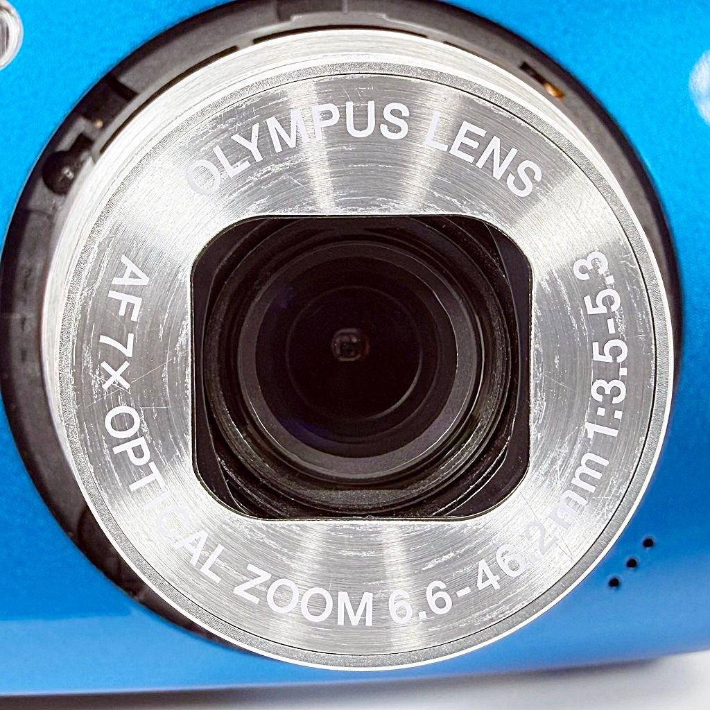 オリンパス OLYMPUS μ1020 ロイヤルブルー コンデジ カメラ 中古