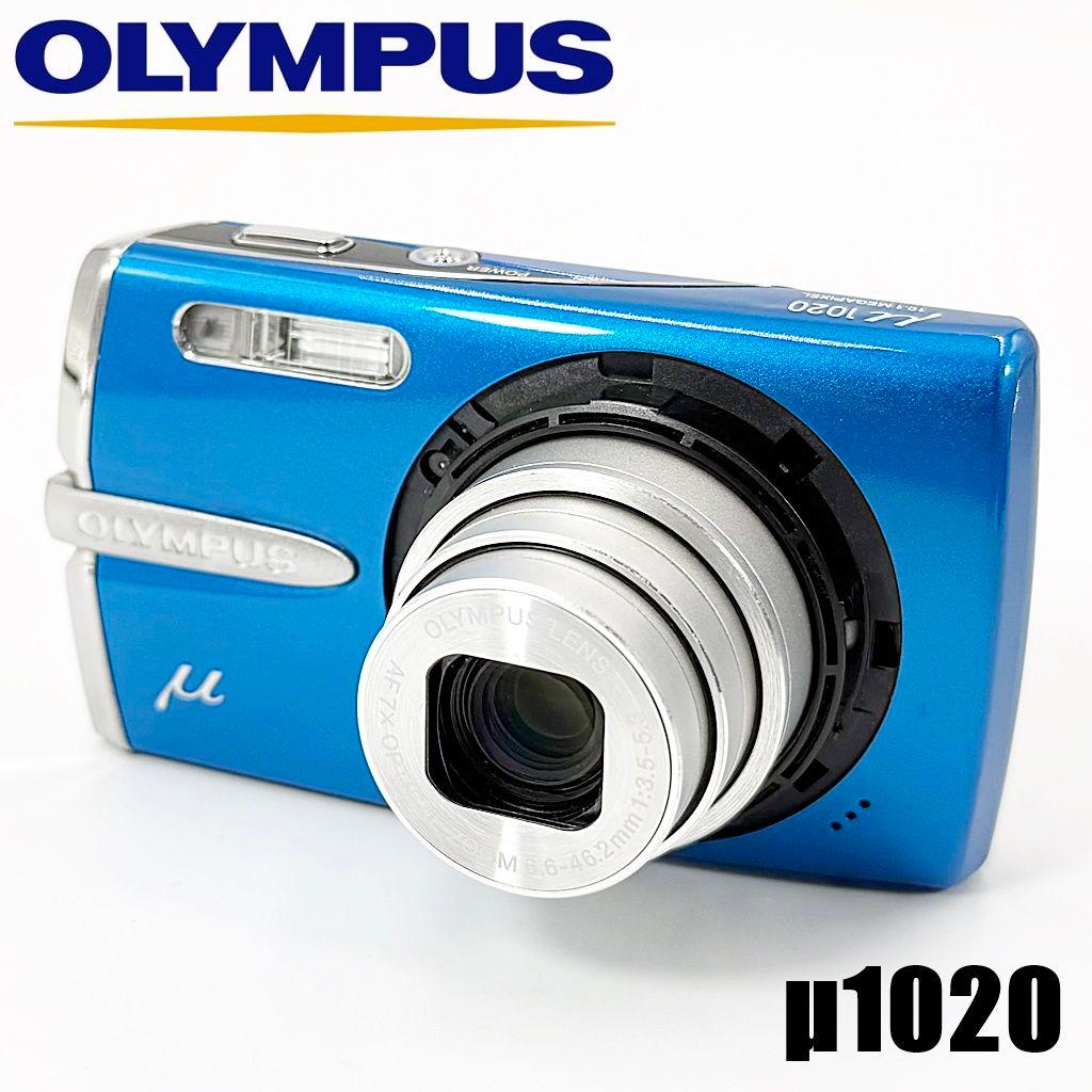 オリンパス OLYMPUS μ1020 ロイヤルブルー コンデジ カメラ 中古