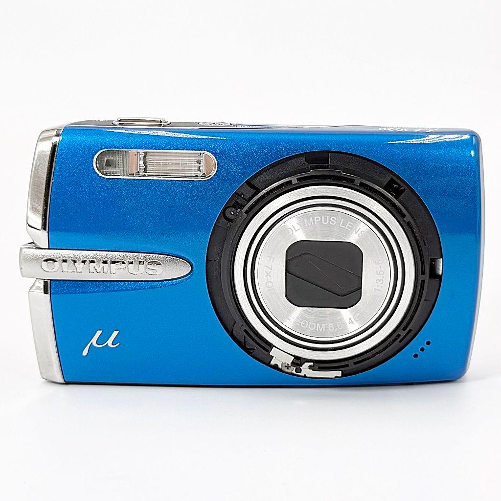 オリンパス OLYMPUS μ1020 ロイヤルブルー コンデジ カメラ 中古