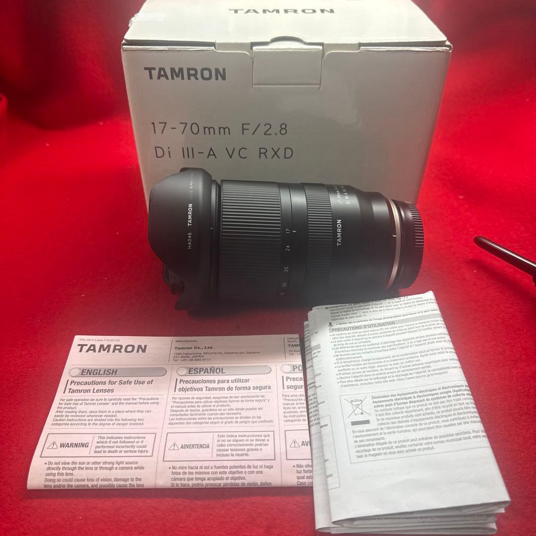 TAMRON17-70mm F/2.8Di III-A VC RXD Xマウント