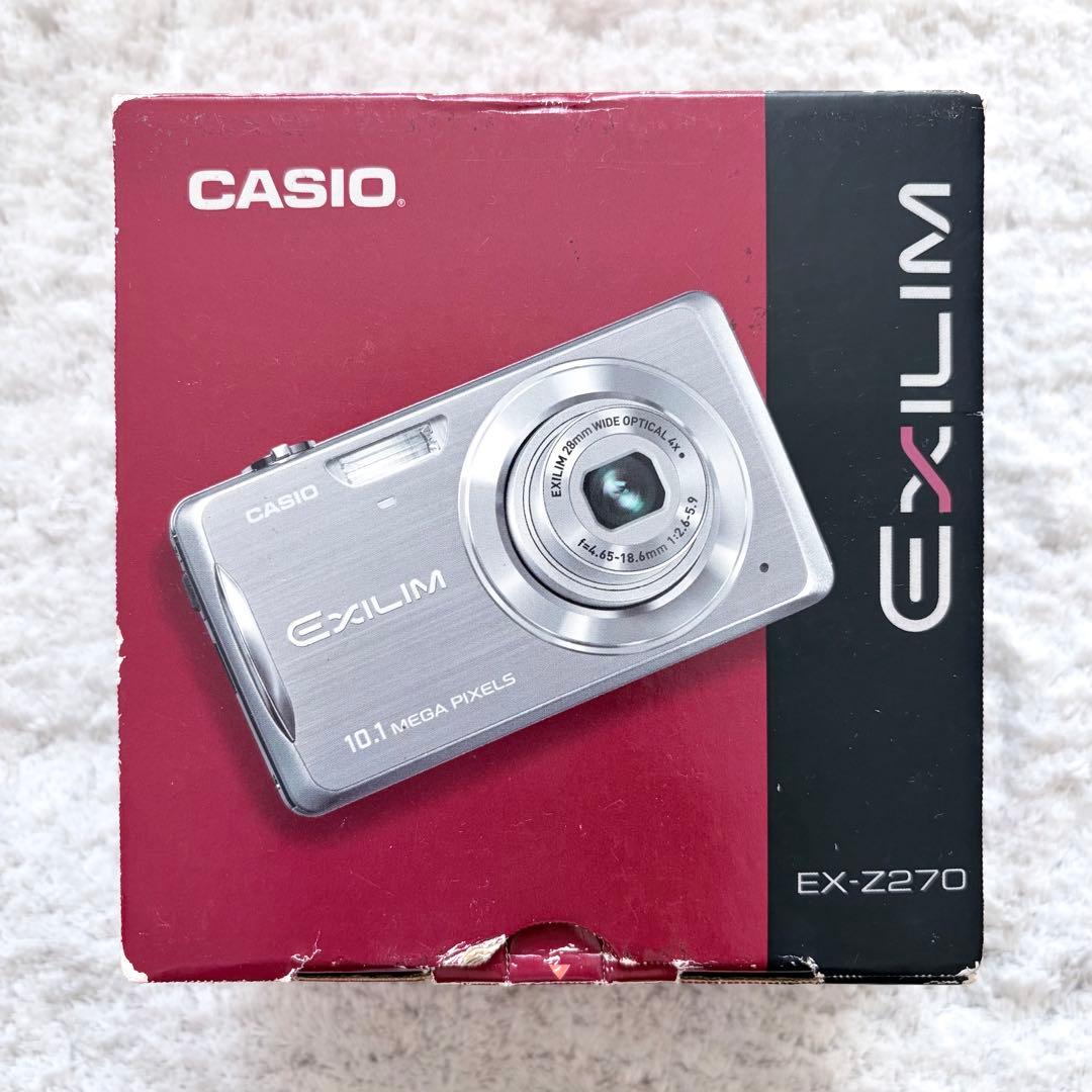極上品【動作確認済】CASIO カシオEXILM EX-Z270 レトロコンデジ