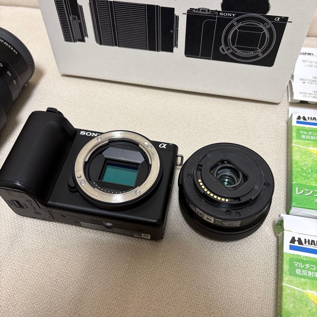 SONY ZV-E10II zv-e10ii ダブルズームレンズキット　ブラック