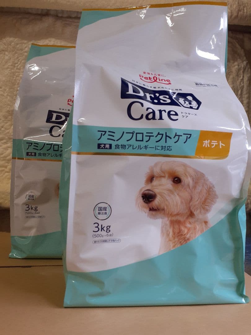わか様ドクターズケア犬用療法食アミノプロテクトケアポテト3kg×2袋