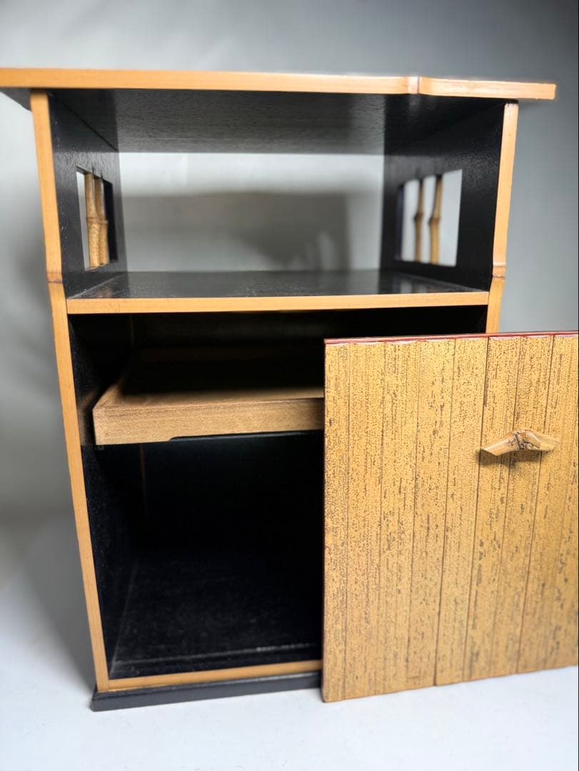 茶道具 竹陽斎「器局」茶棚 竹細工