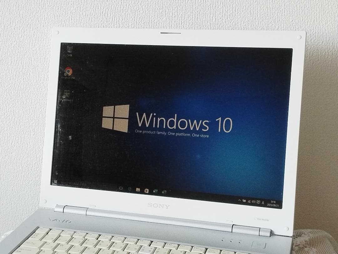 大画面 Sony VAIO 2GB 80GB WiFi OFFICE付