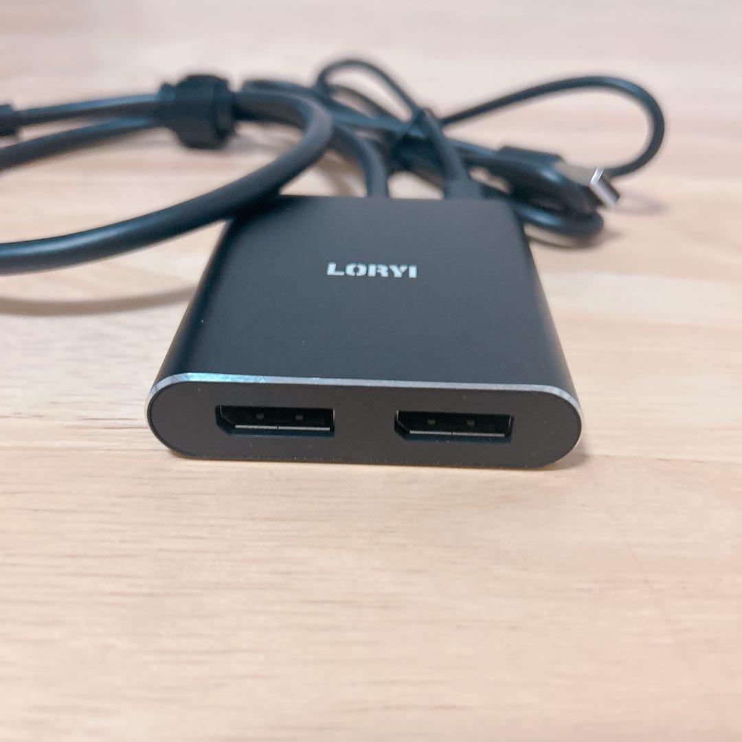 DisplayPort toデュアルDisplayPort 分配器スプリッター