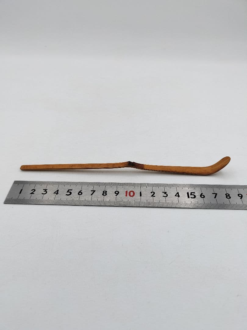 c944 茶杓 しみ竹 銘『花霞』蔵雲寺 矢野一甫 木箱 茶道具 古物