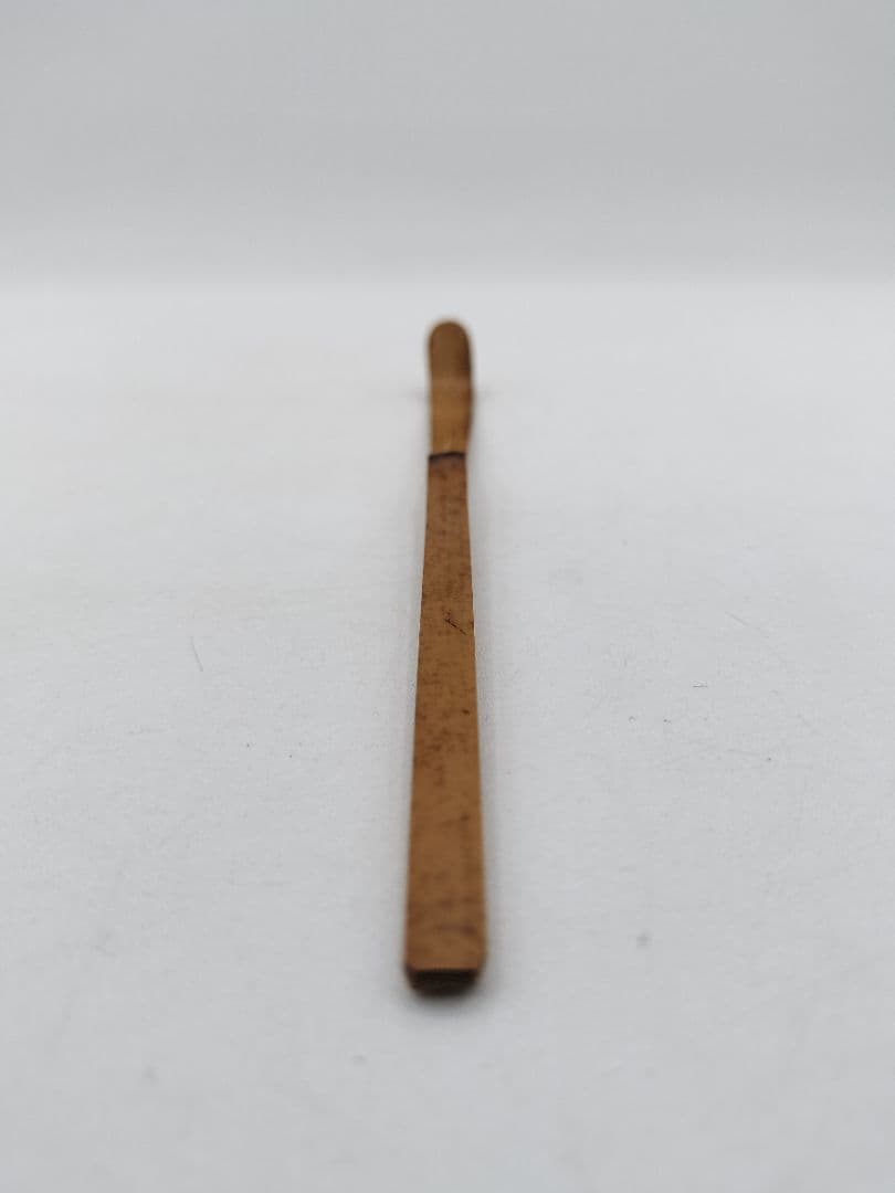 c944 茶杓 しみ竹 銘『花霞』蔵雲寺 矢野一甫 木箱 茶道具 古物