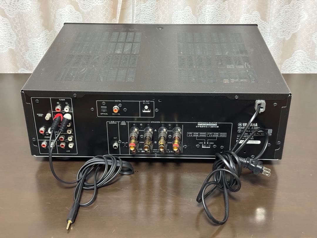 YAMAHA プリメインアンプ A-S301 ブラック本体のみ