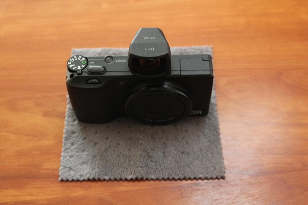 RICOH GR 初代 APS-C 外部ファインダーGV-1付き