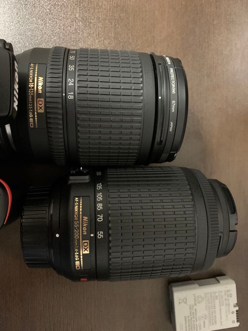 （美品）デジタルカメラ Nikon D5500 ダブルレンズ付き