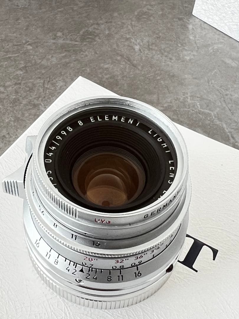 LIGHT LENS LAB 35mm f/2（周八枚）Ｍマウント　フィルター付