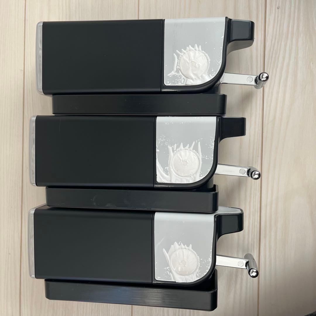 【新品】PREMM マグネットディスペンサー ブラック 550ml×3