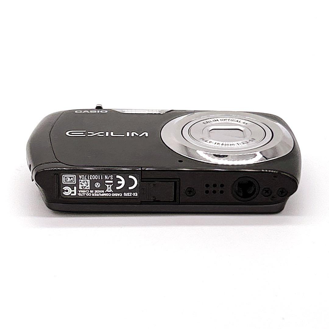 美品　動作確認済　CASIO EXILIM EX-Z370 ブラック　コンデジ
