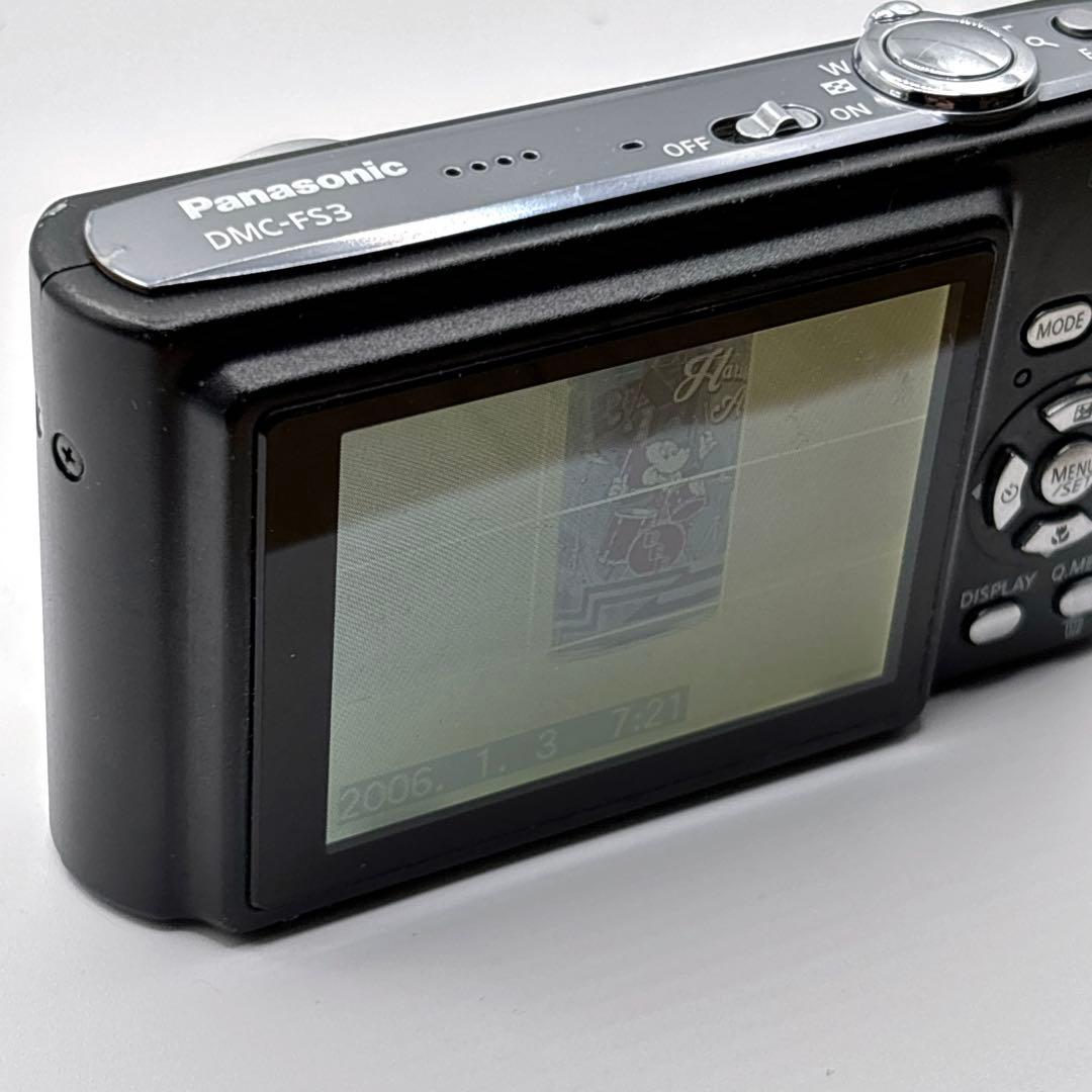 Panasonic LUMIX DMC-FS3 ブラック コンデジ デジカメ　黒