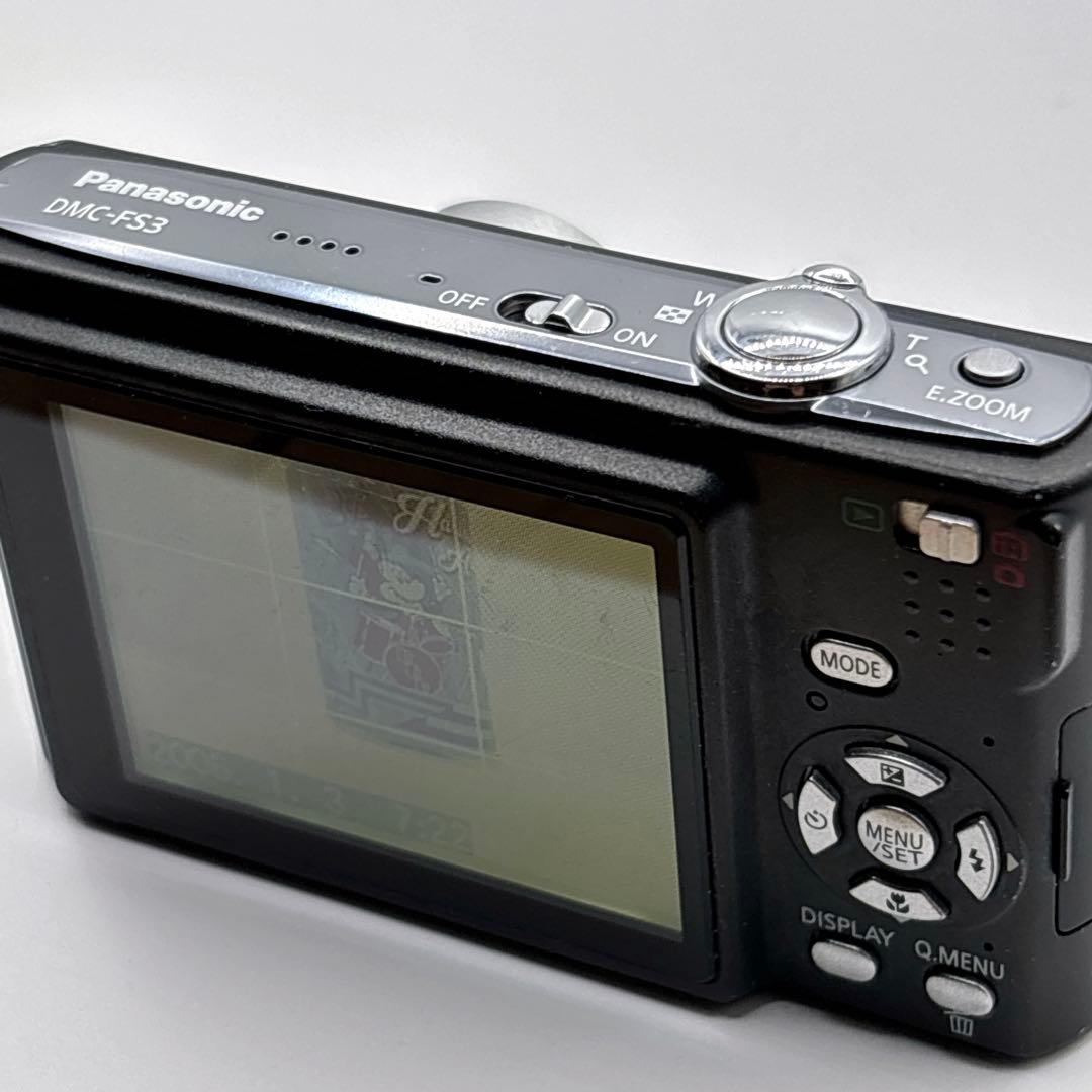 Panasonic LUMIX DMC-FS3 ブラック コンデジ デジカメ　黒