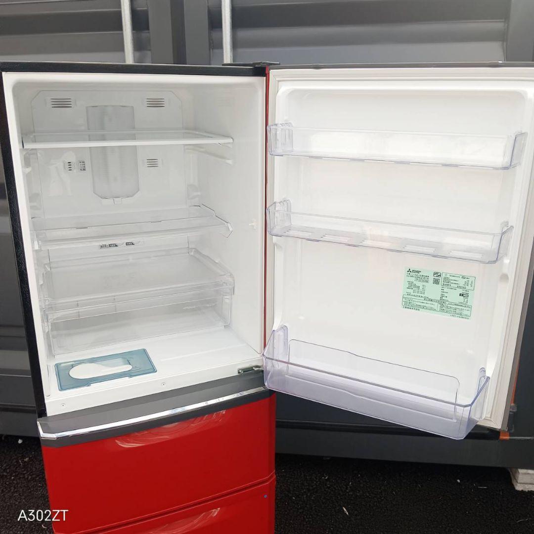 J27Y4 送料設置無料　三菱　自動製氷機能付き　大型冷蔵庫　335L