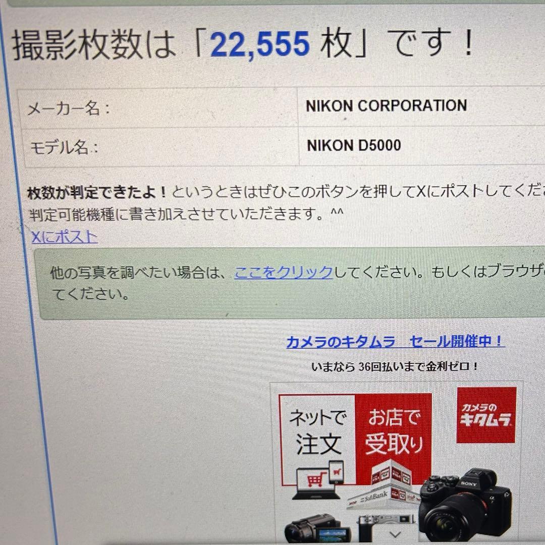 【極美品】初心者セット✨ 自撮りもOK！Nikon D5000 レンズキット