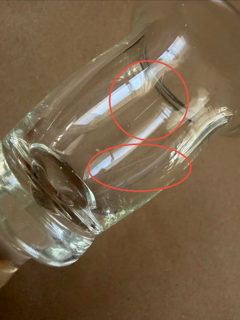 小谷眞三　倉敷ガラス　燭台　白　#2