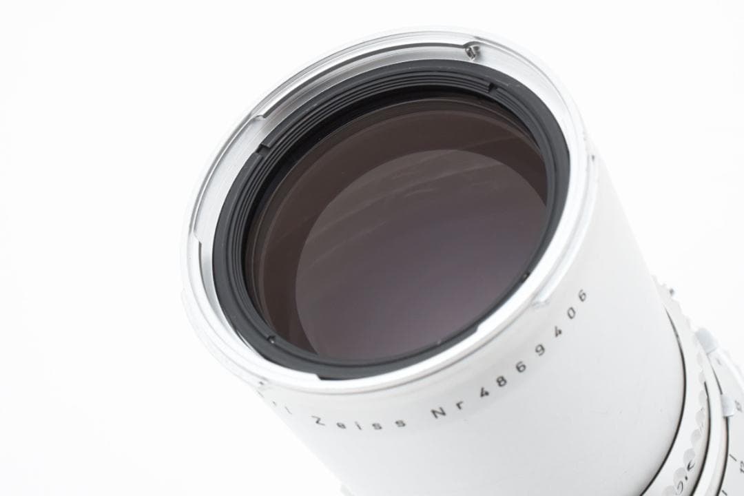 人気の白鏡胴 HASSELBLAD ゾナー C 250mm F5.6 レンズ