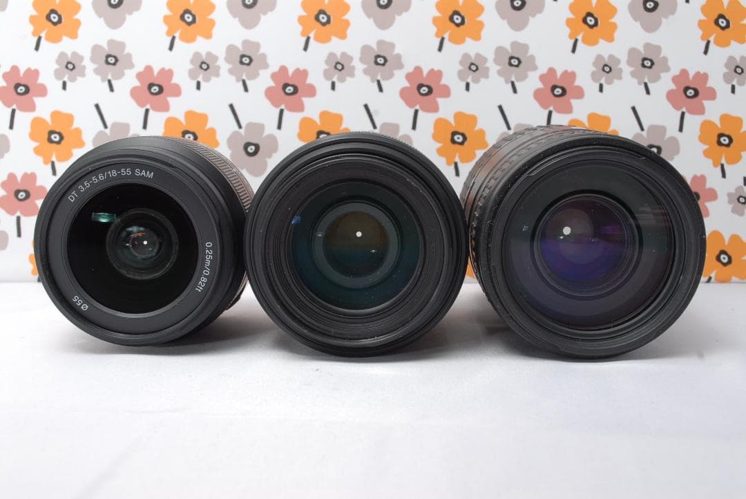 ❤即購入1000円OFF❤SONY α65❤超高画質❤超望遠トリプルレンズ❤