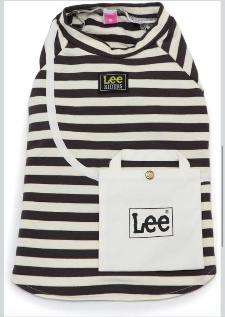 重ね着セット ペットパラダイス Lee オーバーオール ボーダーショルダーシャツ