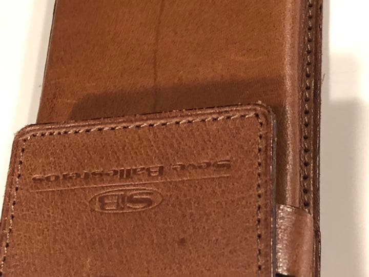 プロゴルファー　Seve Ballesteros  革のペンケース　未使用品