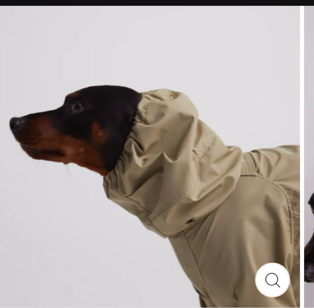 スタンディングオンザブルー　レインコート　犬　防水　アルファアイコン