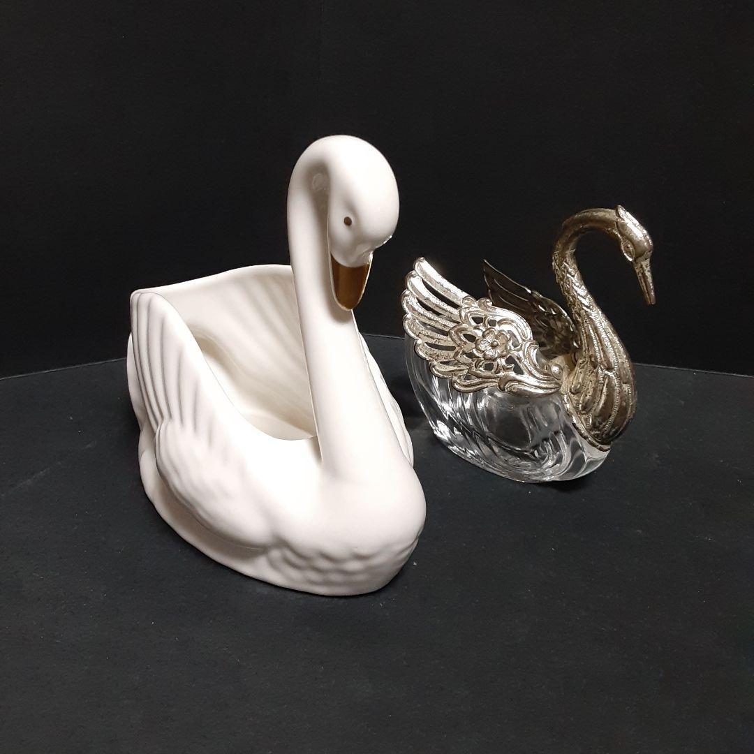 2つセット　白鳥スワン　小物入れ　GiovanniValentino
