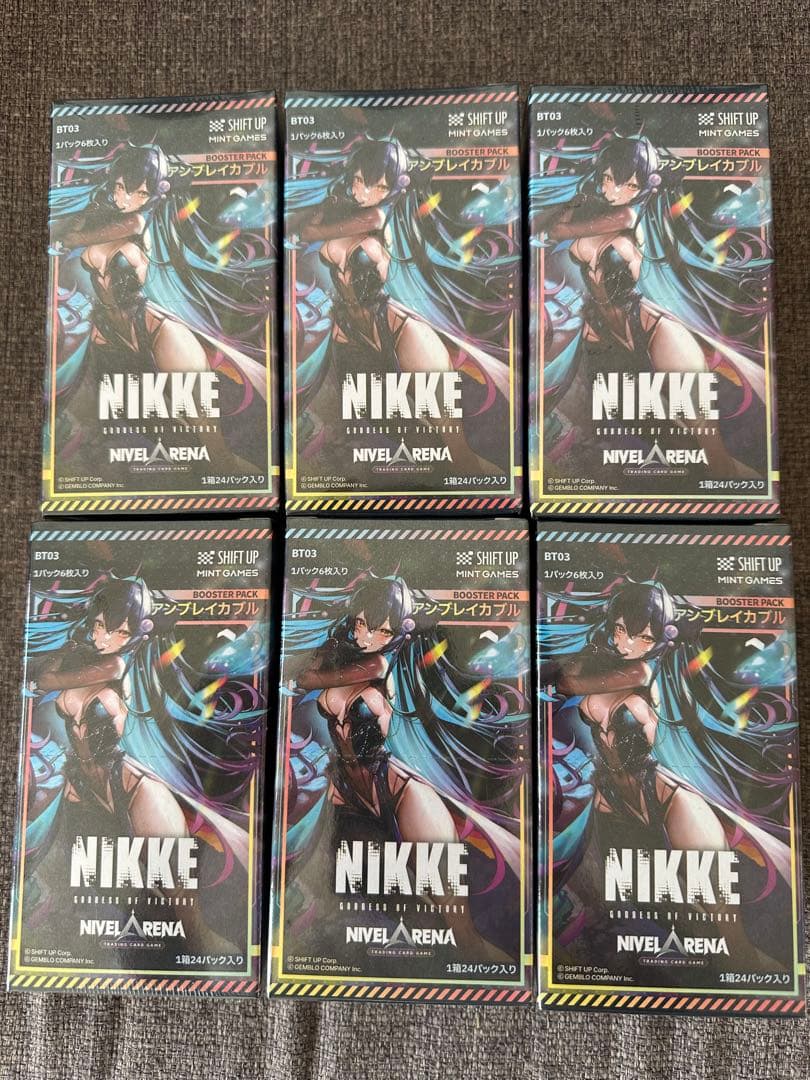 勝利の女神 NIKKE NIVEL ARENA BT03 6BOXセット