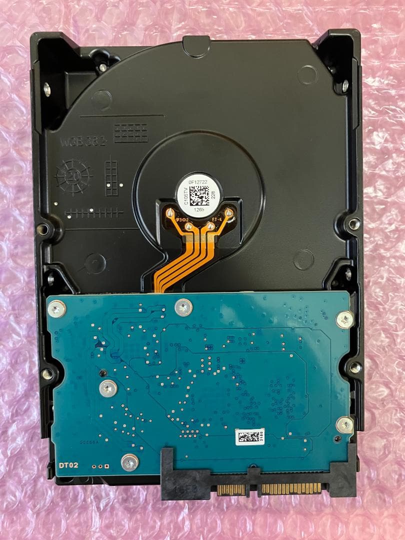 HDD 4TB 3.5インチ 使用時間極少 内蔵型 東芝製 動作保証