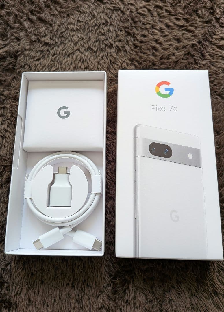 Google Pixel 7a ホワイト 本体　箱付