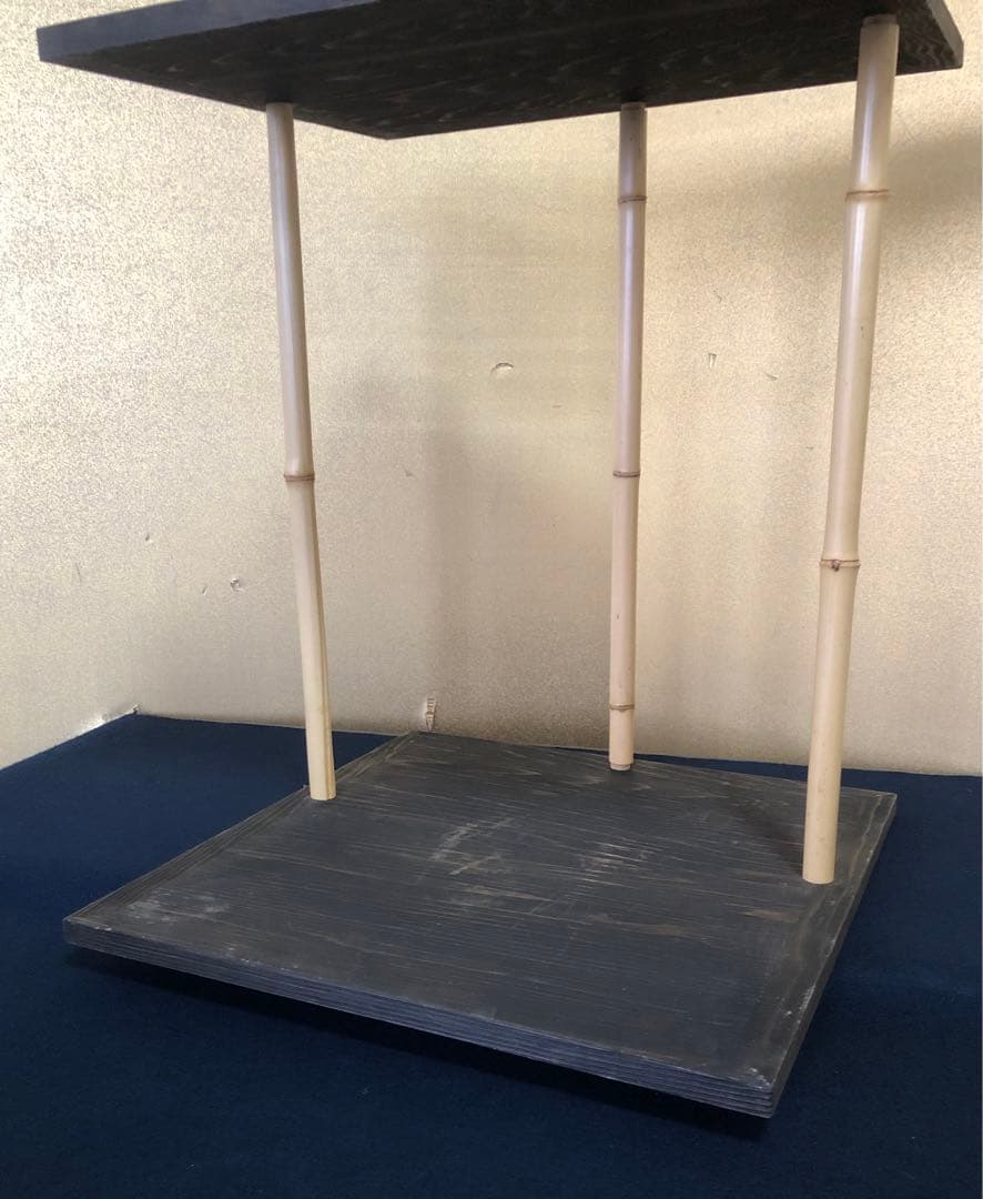 《R》茶道具 玄々斎好 五行棚 組立式 元箱　260205く5