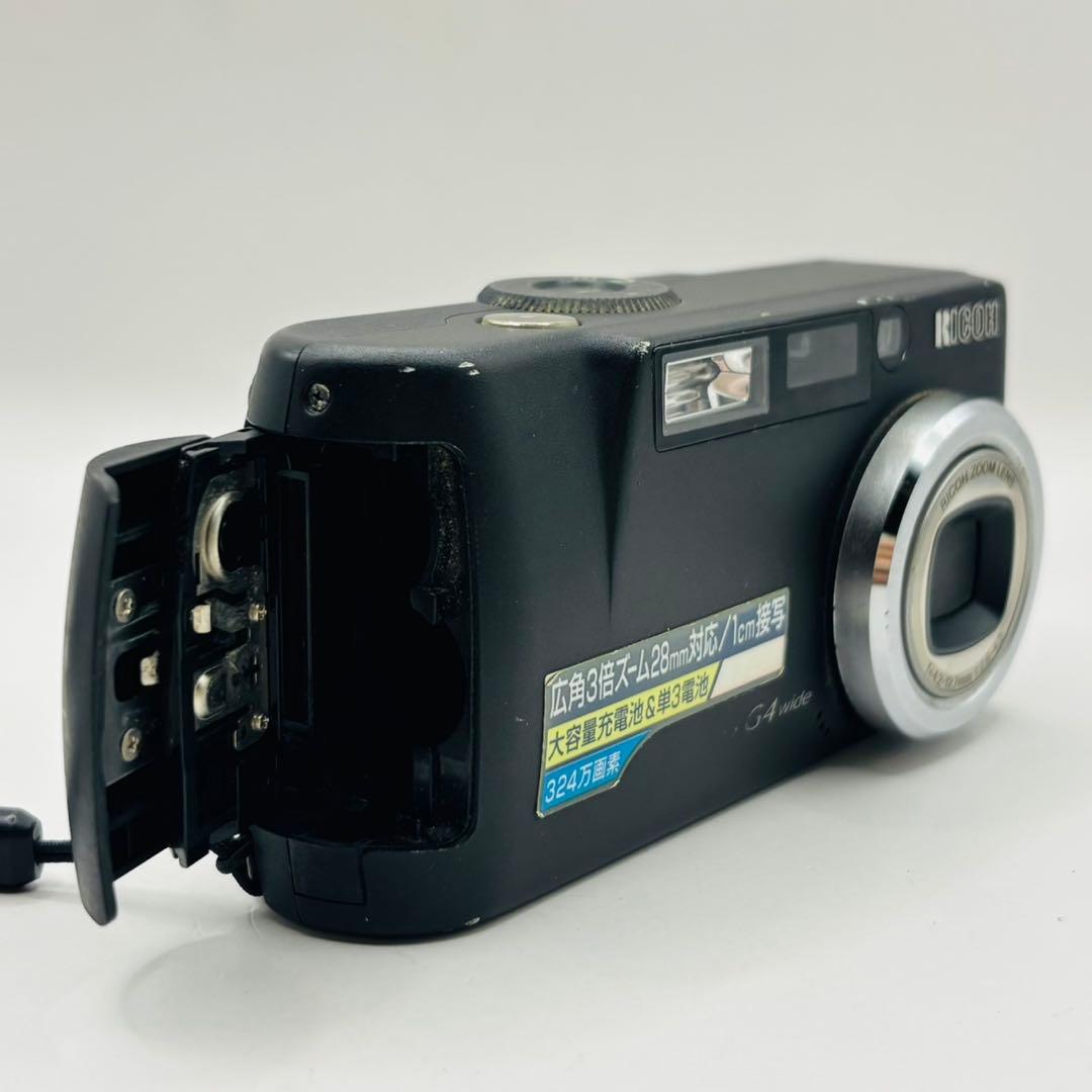 動作確認済 RICOH Caplio G4 wide 単3電池 デジタルカメラ