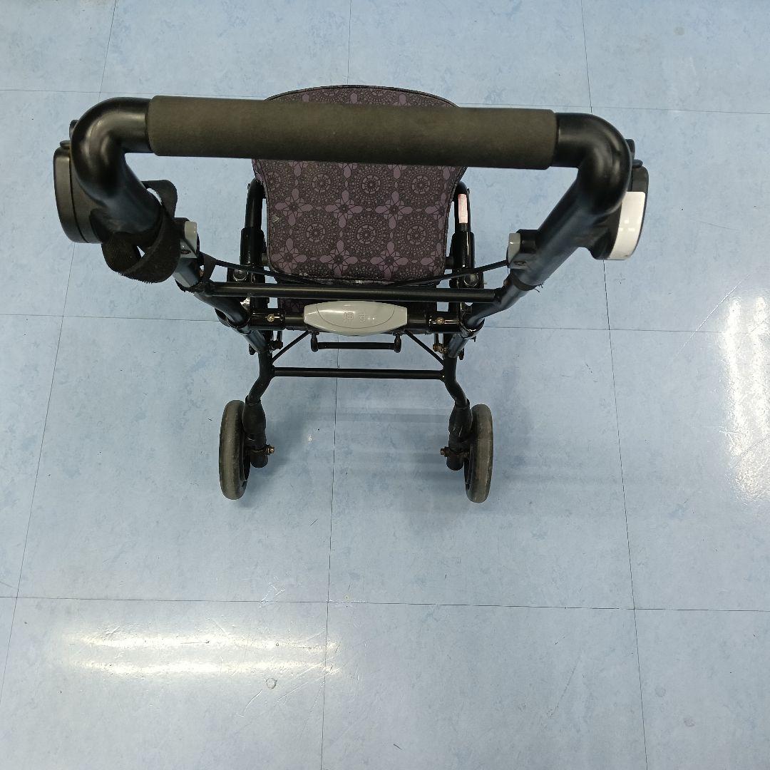 アルキュートMC-F 折りたたみ歩行器 紫色