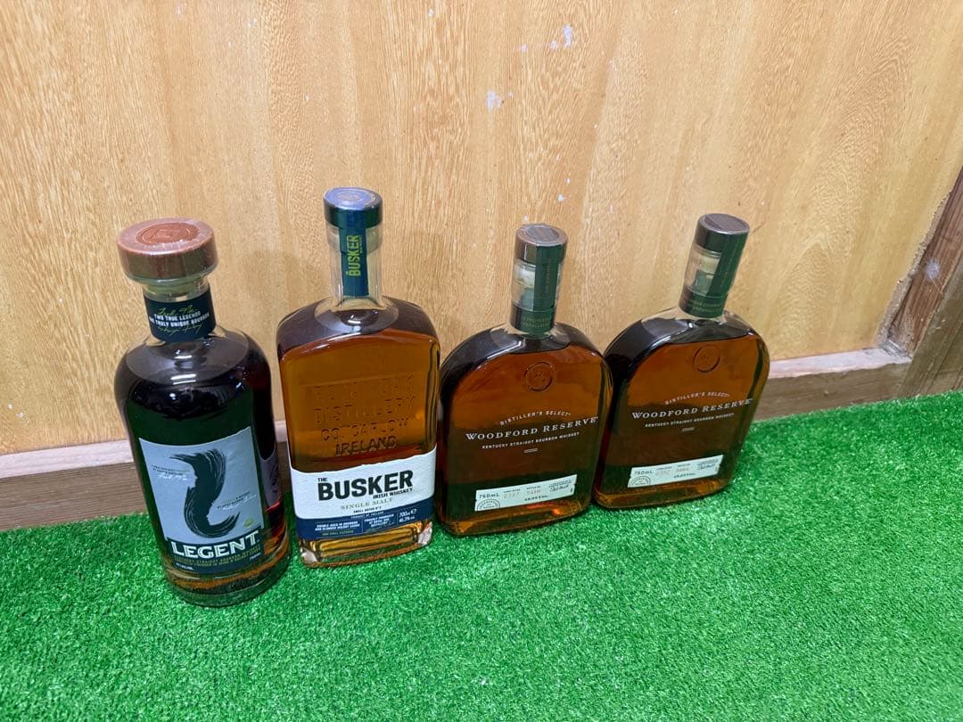 Legent, Busker, Woodford Reserve 4本セット