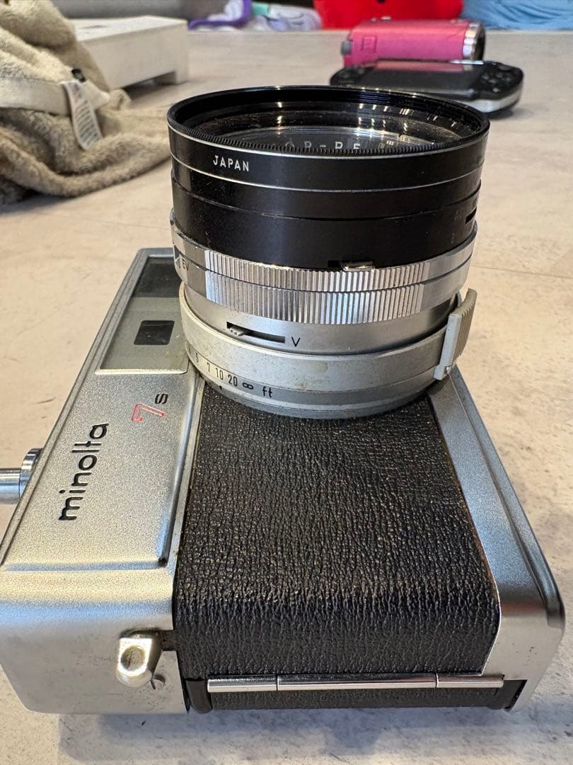 Minolta 7s フィルムカメラ レザーケース付き