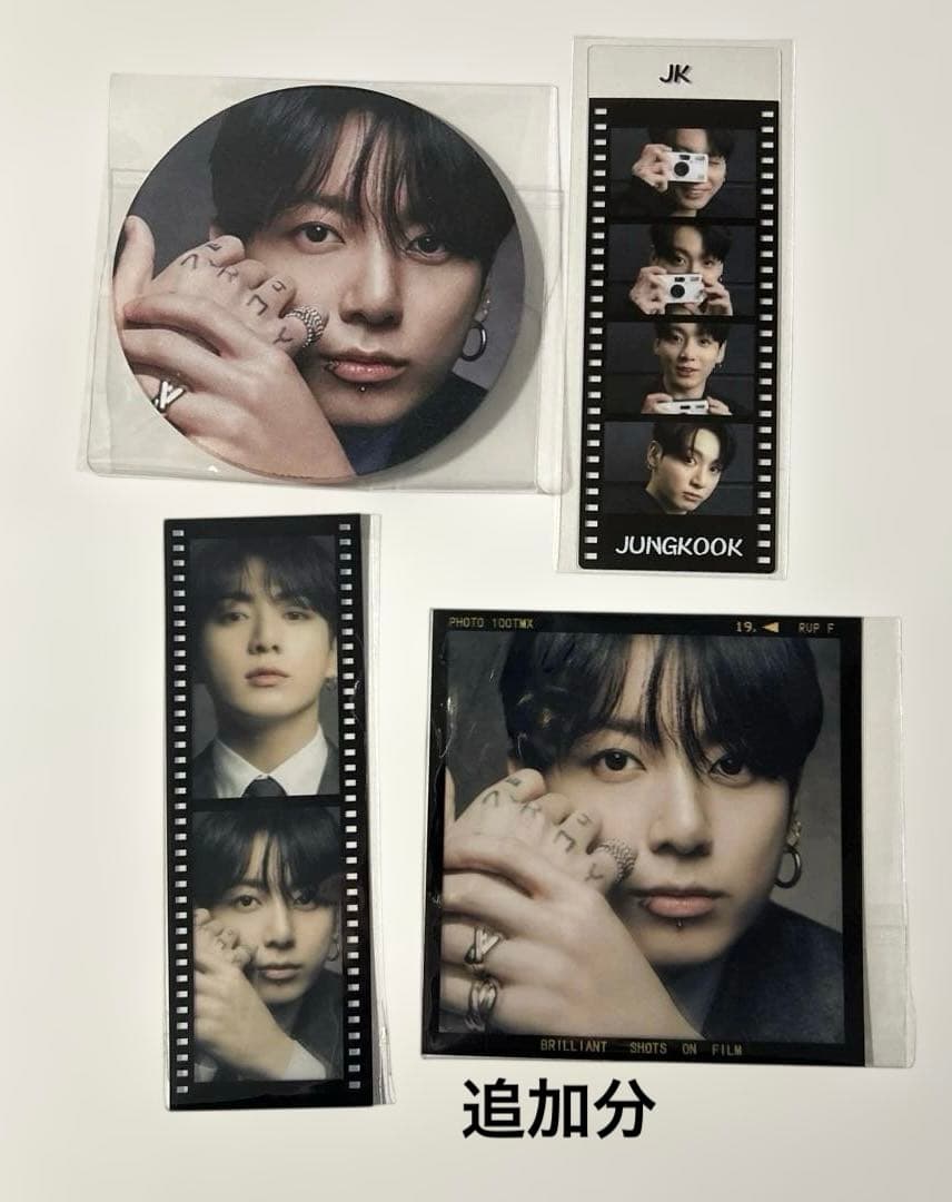 BTS V メタルブックマーク・フィルムフォト JUNGKOOK フィルムフォト