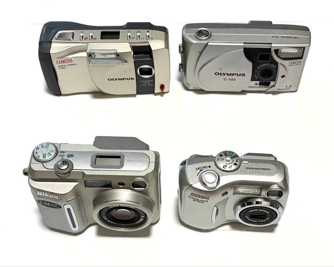 デジカメ4台セット　Nikon COOLPIX 880、2100含む