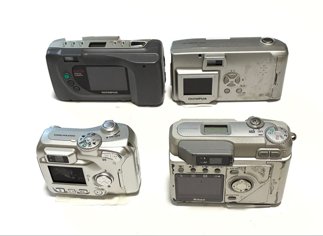 デジカメ4台セット　Nikon COOLPIX 880、2100含む