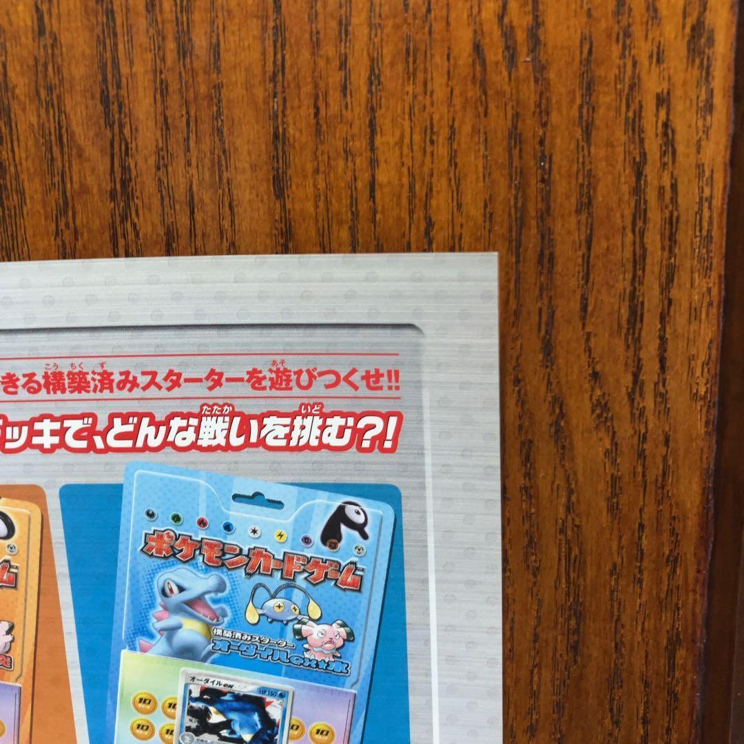 ポケモンカードゲーム メガニウム バクフーン オーダイル チラシ 2005 A