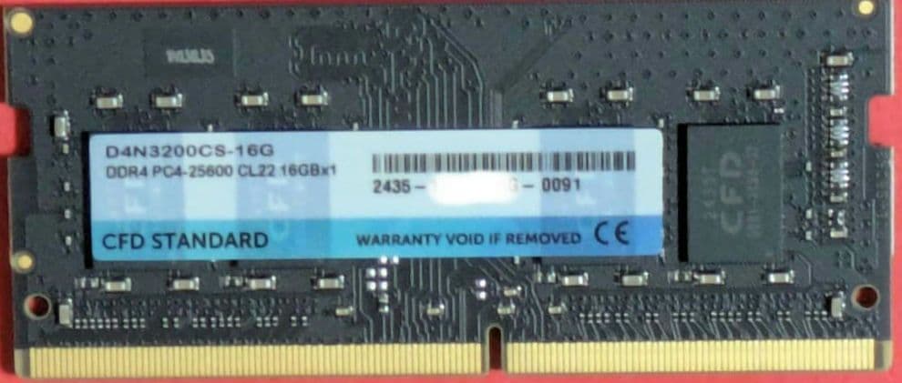 T*O様 CFD 16GB×2 (32G) DDR4 SO-DIMM メモリー