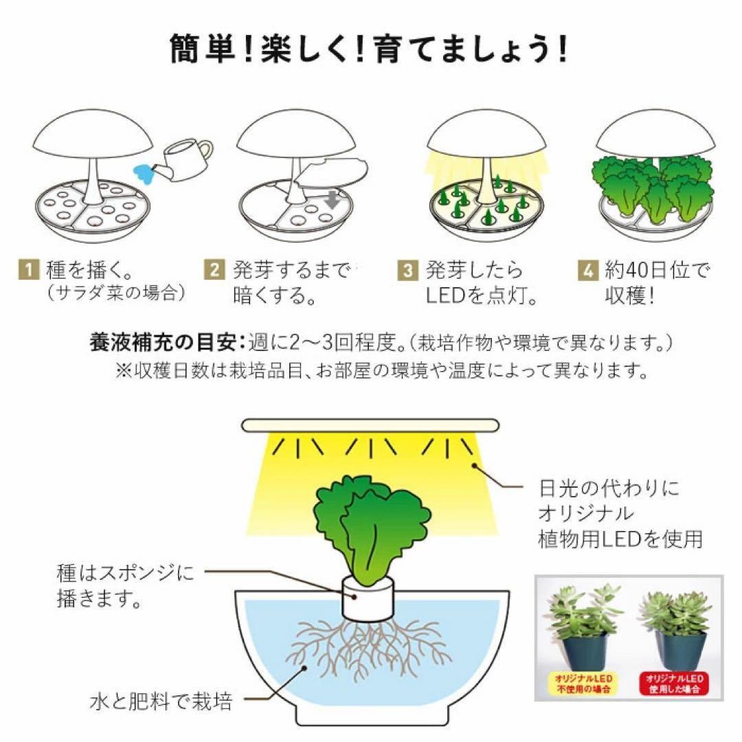 【新品未開封】灯菜 LED水耕栽培キット Akarina01
