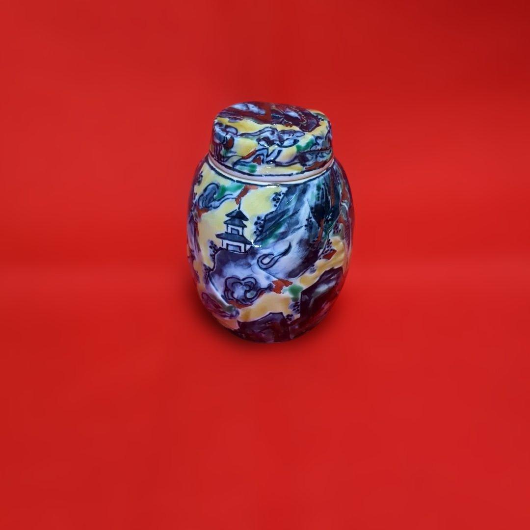 煎茶道具 茶入れ 瓷創庵／善理